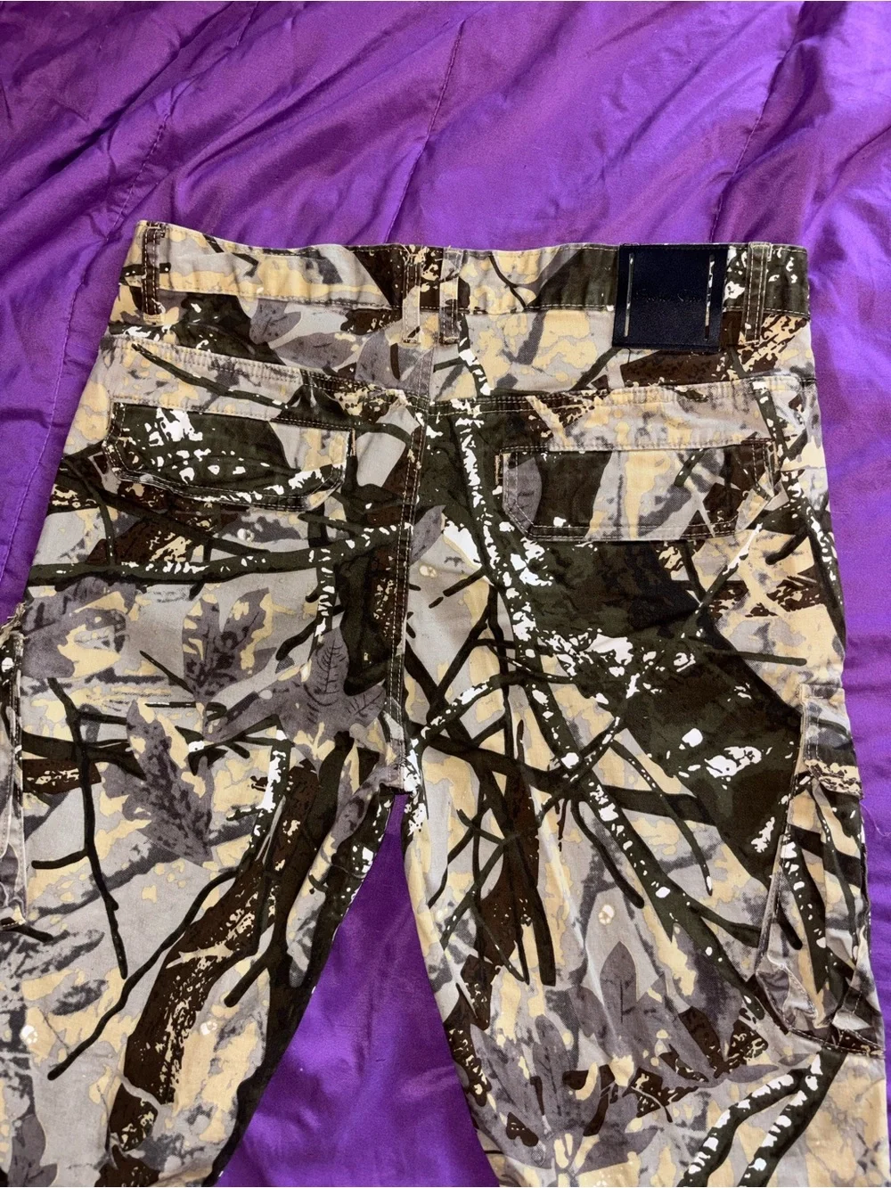 Smoke Rise Cargo Pants in Camo Print